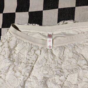 Justice Girls size 12 Lace Ruffle Skort